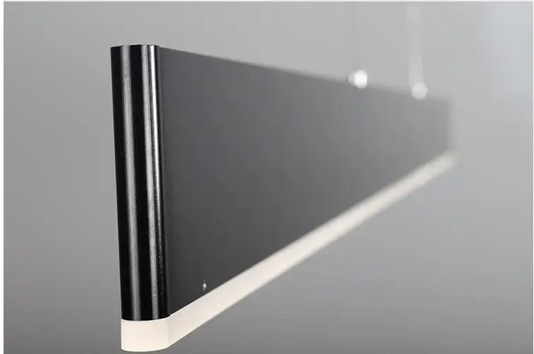 Офис минималистский современный светодиодный Люстра полосы офис люстра щеткой