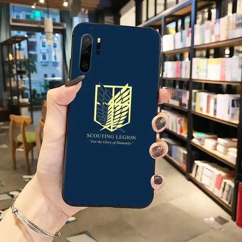 

Anime Japanese attack on Titan Phone Case Funda For Huawei P9 P10 P20 P30 Lite 2016 2017 2019 plus pro P smart