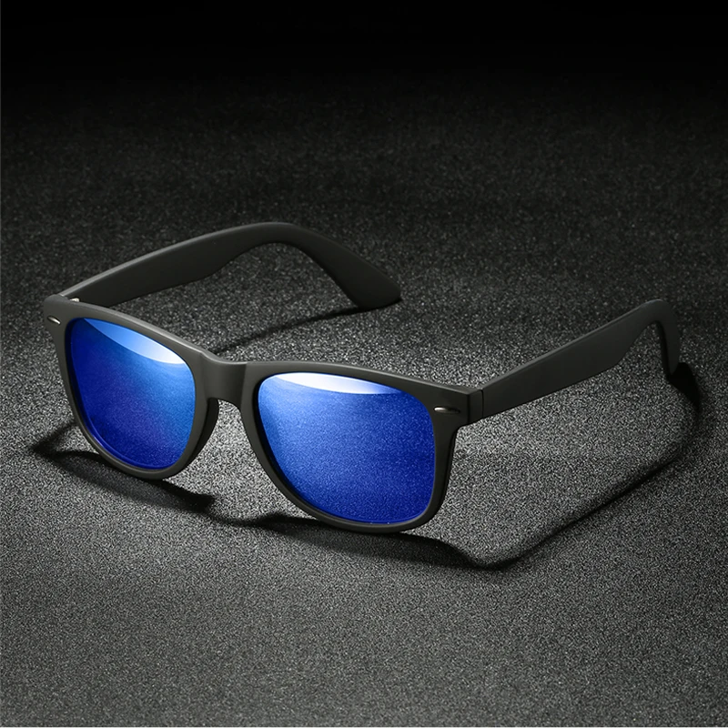 2020 поляризованные солнцезащитные очки мужские TR90 модные зеркальные Мужские