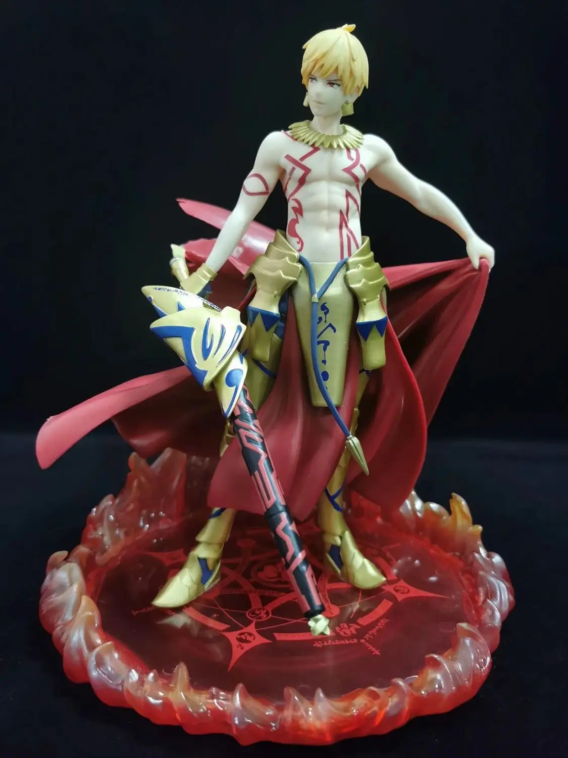 Аниме FGO Fate Grand Order Caster Archer Gilgamesh масштаб 1/8 окрашенная ПВХ экшн Фигурка Статуя