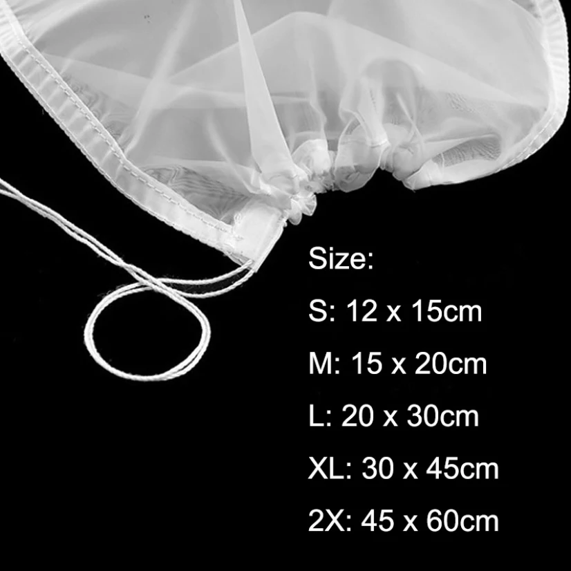 

Food Filter Bag Practical Reusable Milk Juice Wine Soy Milk Filter Cloth Mesh Kitchen Utensils Tools Household Gadgets4 Sizes