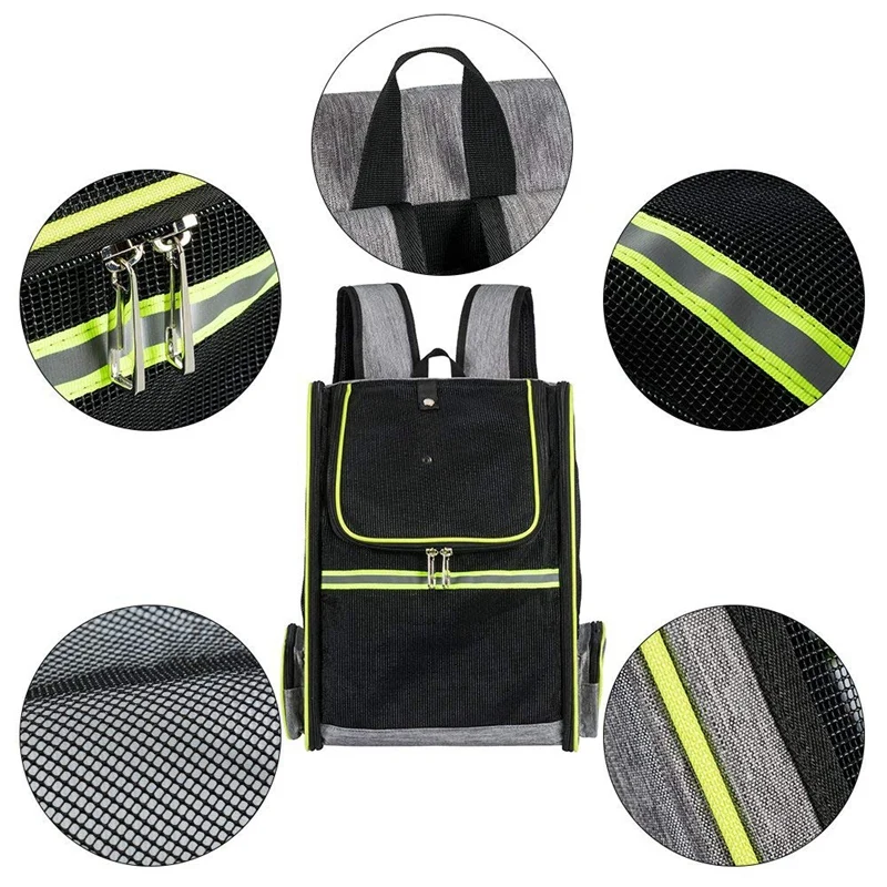 Рюкзак для переноски домашних животных маленьких собак или кошек дышащий