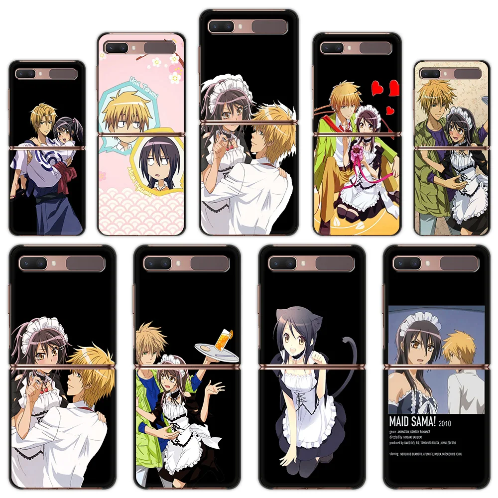 

Kaichou wa Maid Sama! Роскошный чехол для телефона с рисунком аниме для Samsung Galaxy Z, флип-чехол для телефона, черный Жесткий Чехол-книжка для телефона с ...
