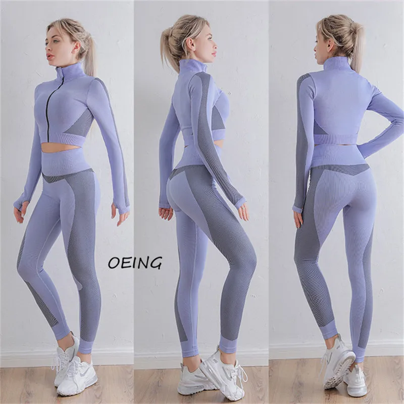 

Комплект из 3 предметов, Женский комплект для тренировок, леггинсы, Женский комплект для йоги, одежда для спортзала, комплект одежды для отды...