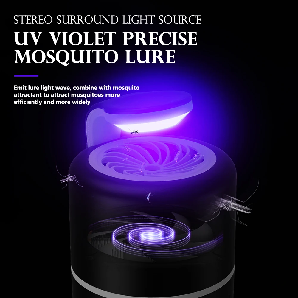 Электрический УФ-светильник убийца комаров жуки насекомые ловушка Zapper