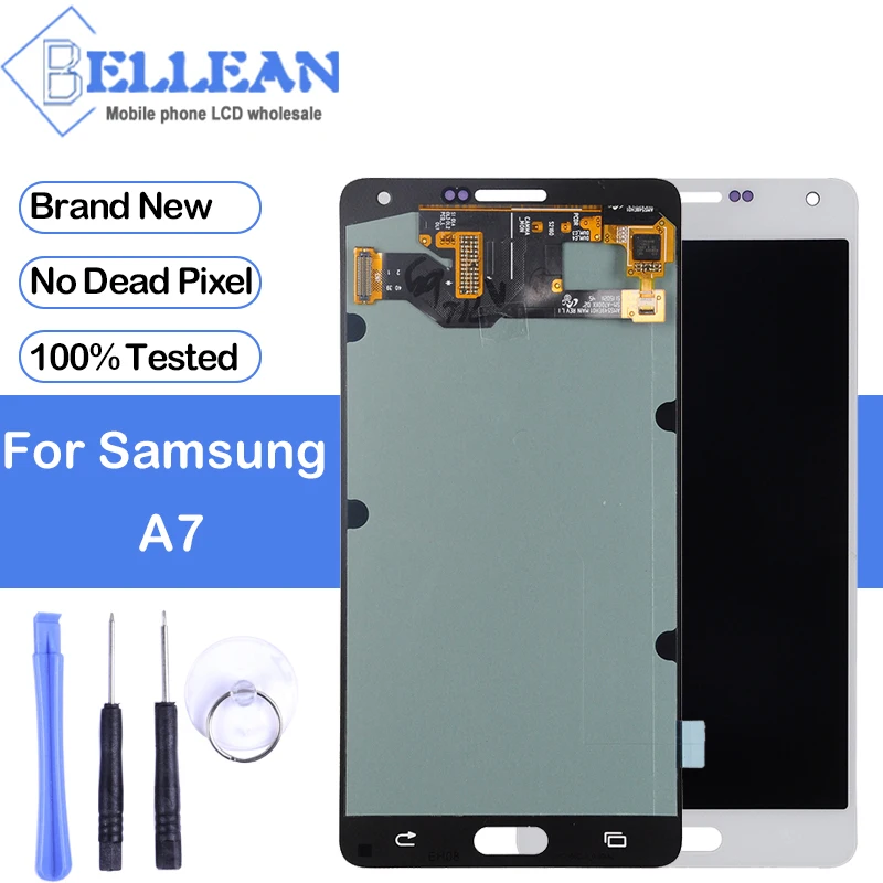 Dinamico продвижение A7 с ЖК-дисплеем для samsung Galaxy A7 ЖК Дисплей кодирующий преобразователь сенсорного экрана в сборе A700F A700M A700 Дисплей