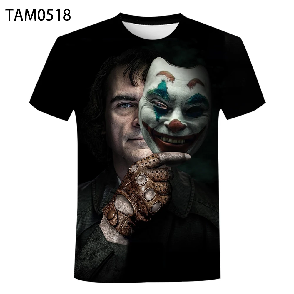 Клоун 2021 летняя Новинка для влюбленных 3D печать модная Оригинальная футболка из