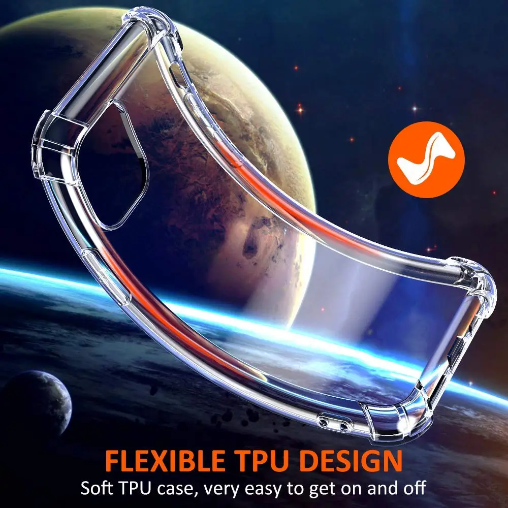 Airbag Shockproof Case For iPhone 12 Mini 11 Pro XS Max XR X 8 Plus 7 6 6S SE 2020 5 Clear Soft TPU Transparent Protective Cover | Мобильные