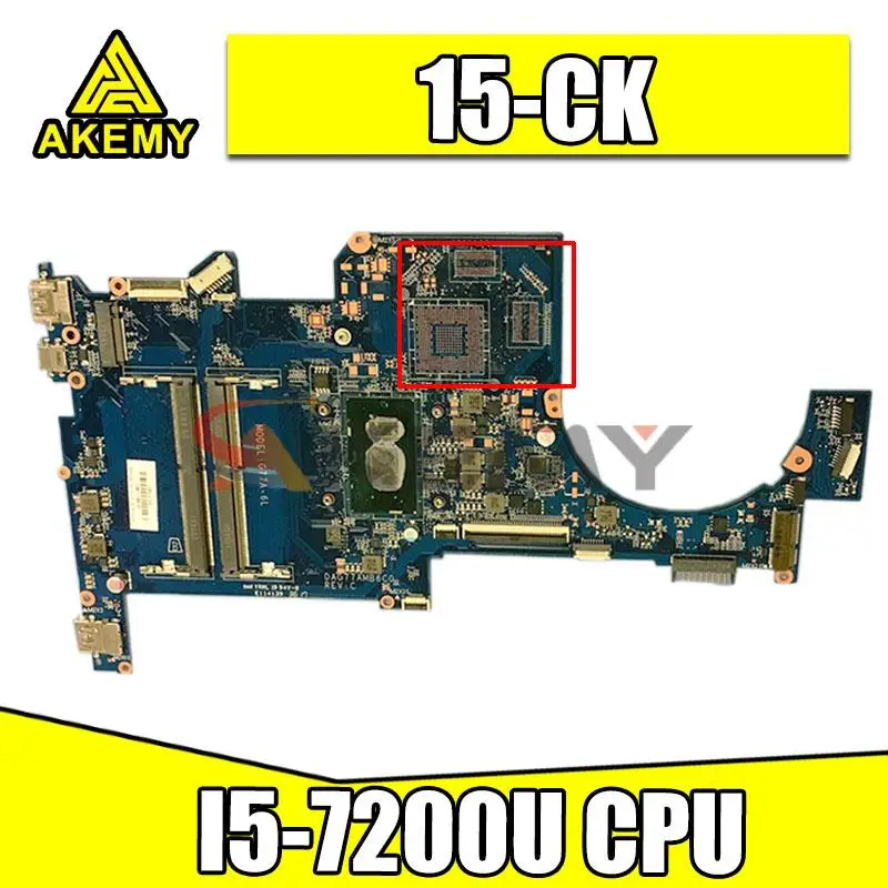 

Материнская плата для ноутбука HP Pavilion 15-ck Intel Core i5-7200U DDR4 DAG77AMB6C0 G77A L01689-601 материнская плата для ноутбука