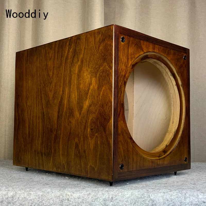 Wooddiy Заказная 8/10/12 дюймов НЧ пустой Динамик коробка Березовая фанера дерева