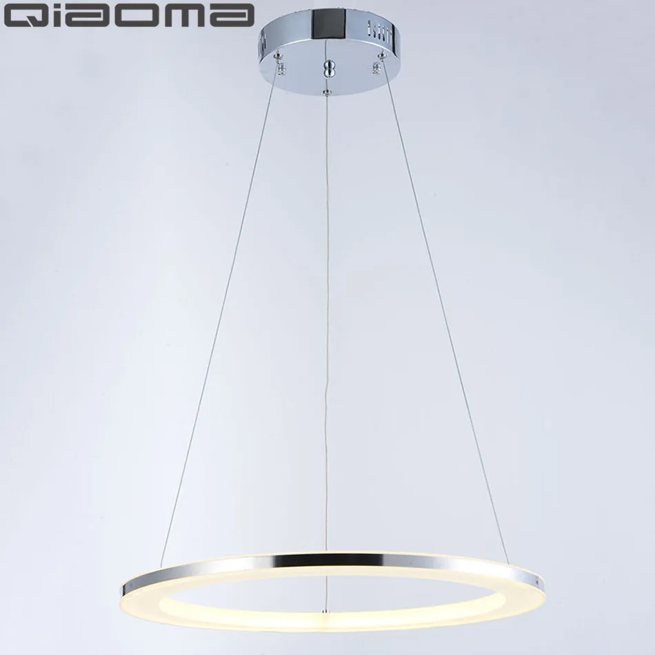 Современная светодиодный весная светодиодная лампа однокольцевой акриловый