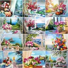 Evershine Алмазная вышивка цветы 5D DIY Алмазная мозаика розы картина стразы Алмазная Живопись вазывышивка крестом наборы подарок ручной работы