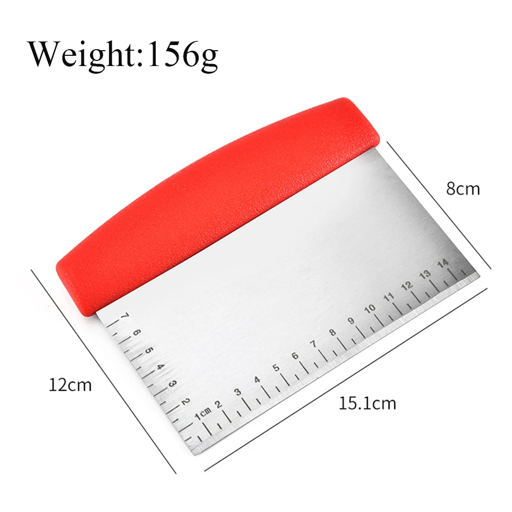 1 шт. скребок для теста из нержавеющей стали пиццы резак выпечки лопатки