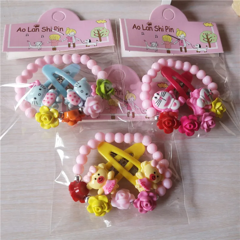 Детский браслет из бисера маленькая девочка мультфильм милые ювелирные изделия