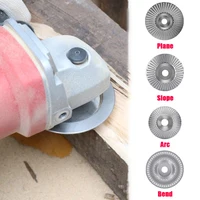 4 Types Sanding Wood Carving Tool Abrasive Disc Wood Grinding Polishing Wheel Rotary Disc Tools for Angle Grinder 4inch Bore