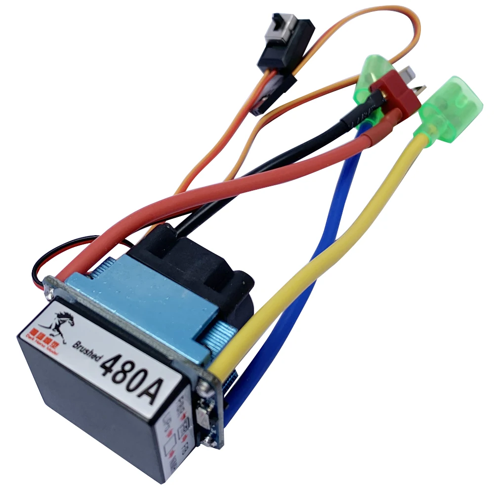 480A ESC RC лодка с воздушным охлаждением 380/540/775 Матовый контроллер скорости