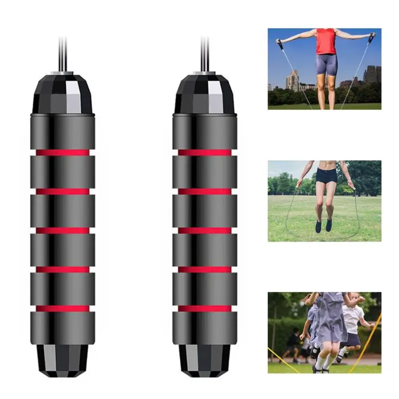 

Aerobic Exercise Boxing Skipping Jump Rope Adjustable Bearing Speed Fitness 24BD