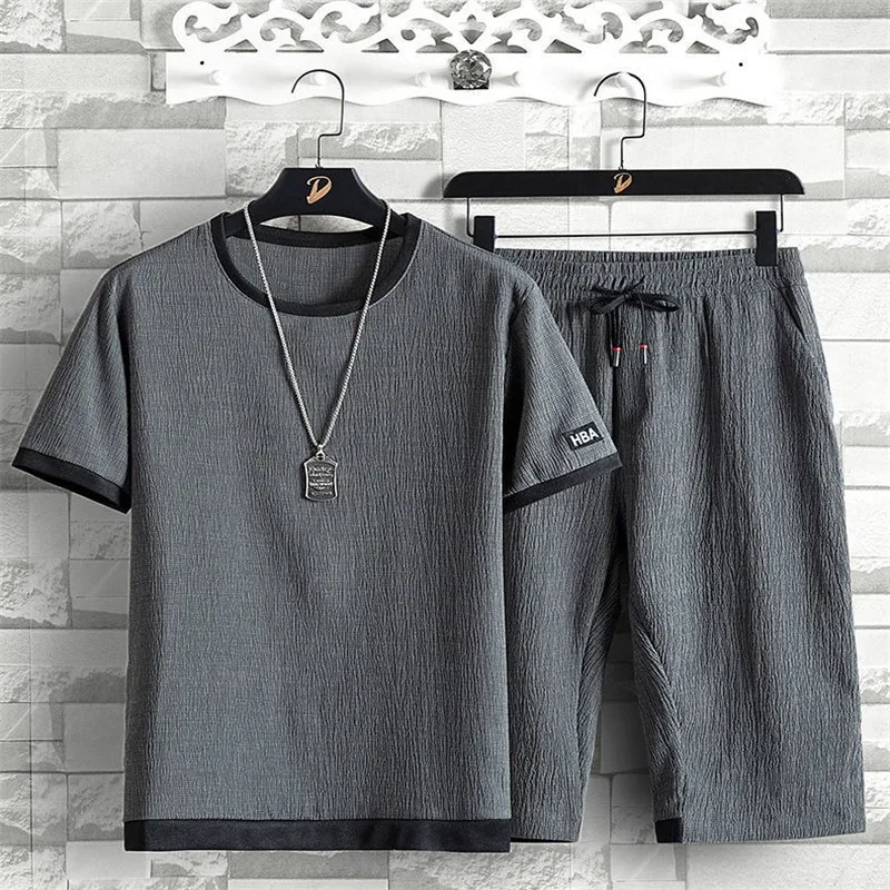 

New Men Running Sets Gym Fitness Sports shirt shorts Clothes Jogging Sportswear Quick Dry Football jerseys Tracksuit Workout set