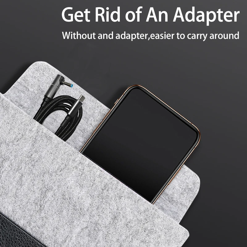 Универсальный адаптер питания для ноутбуков 100 Вт Тип C USB PD на Dc преобразователь