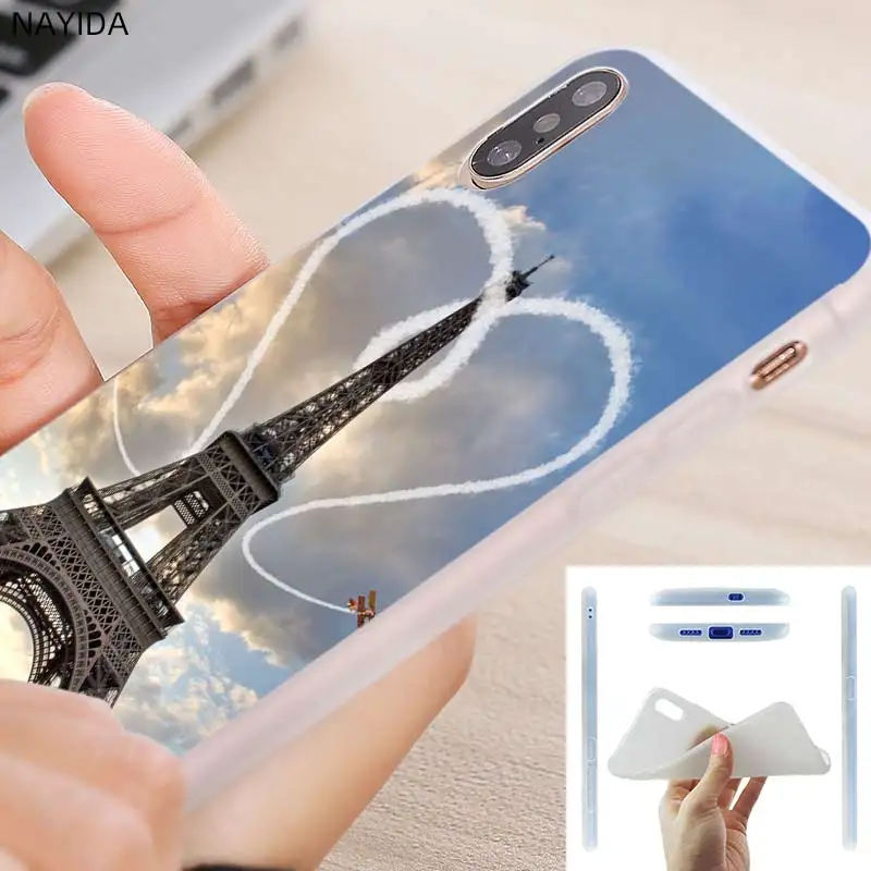 paris eiffel tower butterfly tempered soft silicone case for xiaomi 11 10 9 8 a2 a3 cc9 lite poco x3 pro 6x 10i 9se cover free global shipping