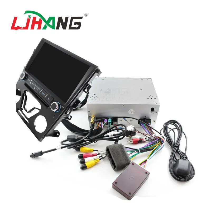 Автомобильный DVD мультимедийный плеер LJHANG Android 10 для Ford Mondeo Fusion 2012 2013 2014 WIFI GPS 2 Din
