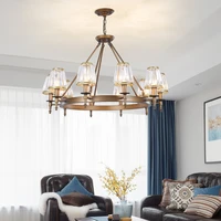 post modern light luxury living room crystal chandelier nordic simple dining room bedroom led style lamps
