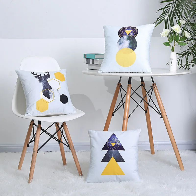 Новая детская бархатная тканевая Подушка Современная Минималистичная