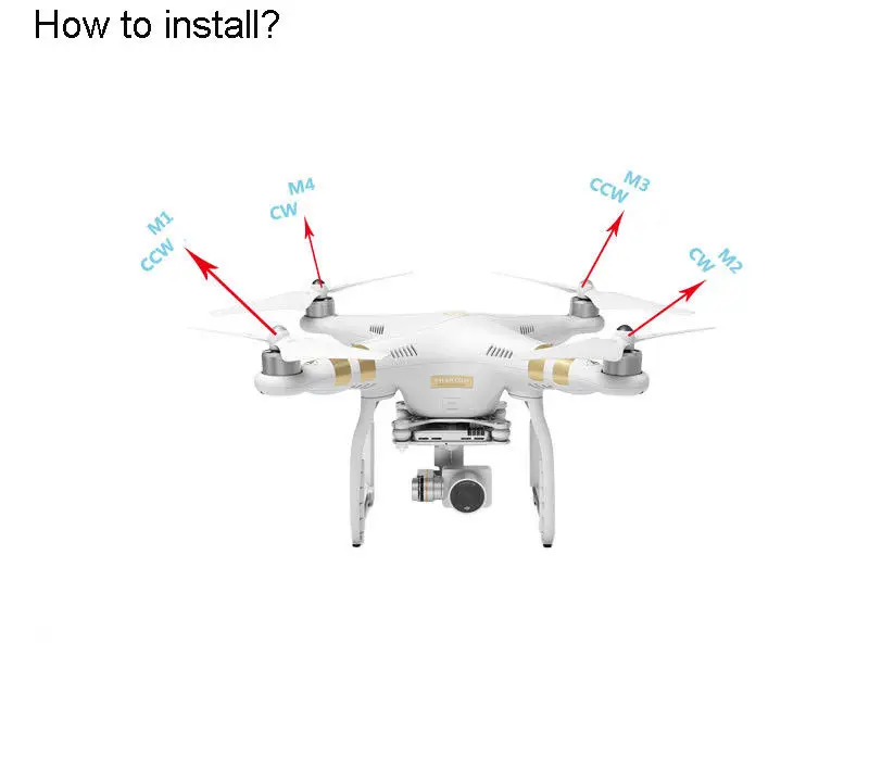 DJI оригинальный 2312A бесщеточный двигатель запасные части для Phantom 3 Pro Advanced 3A/3 P/3S/SE