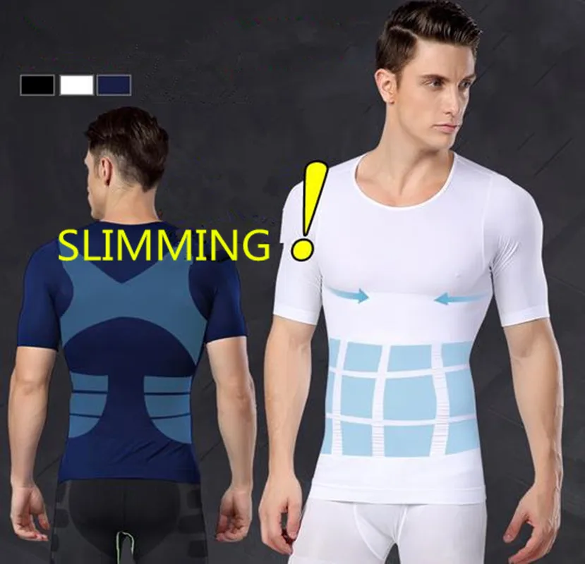 

Men Slimming Belly Body Shaper Chest Tummy Control Shapewear Corset Shirt Compression Elastic Slim Muscle Weight Loss Underwear