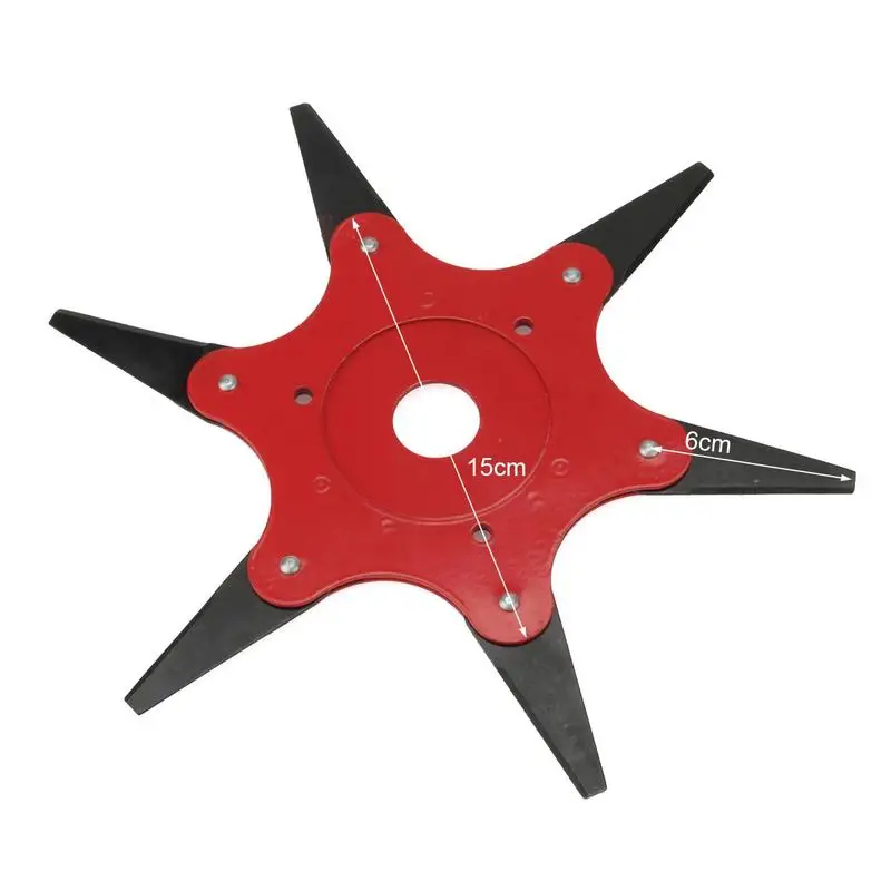 Новинка 6 лезвий триммер для травы головка резак щетка режущая садовый