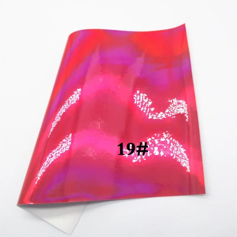 19 Glitterwishcome 21X29 см A4 размер винил для бантов Cuero Sintetico гладкая Переливающаяся кожа Fabirc винил для бантов, GM017A - Цвет: 19