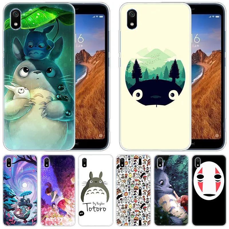 Мягкий чехол с рисунком аниме персонажа из фильма Унесенные призраками Тоторо