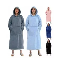 blanket with sleeves women oversized hoodie fleece warm hoodies sweatshirts giant tv blanket women hoody robe casaco feminino