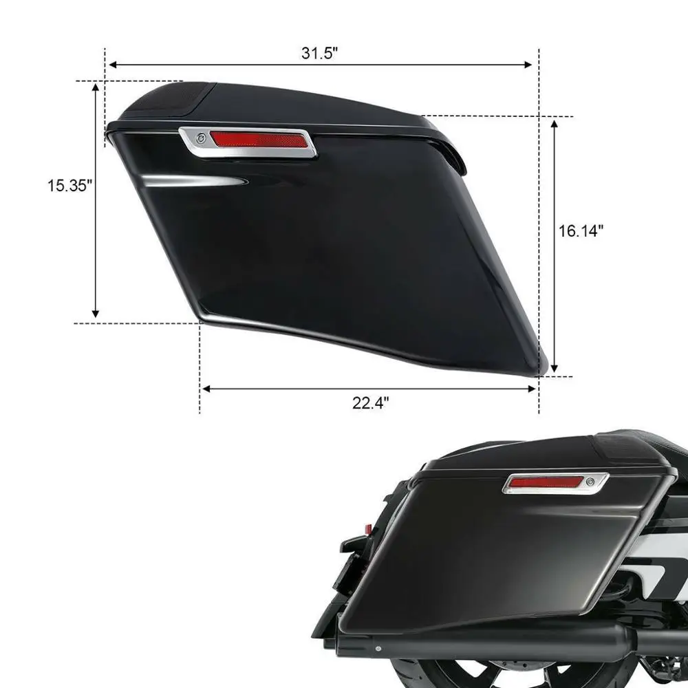 Мотоциклетные 4-дюймовые удлиненные сиденья для Harley Touring CVO Road King Glide Street 2014-2021 |
