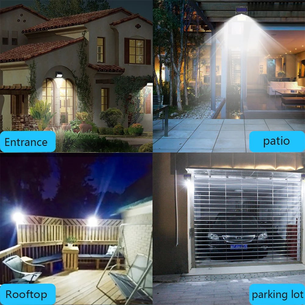 4 шт. светодиодный движения Сенсор солнечный светильник наружные садовые