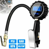 new lcd digital tire inflator pressure gauge air compressor pump quick connect coupler for car truck motorcycle 200 psi