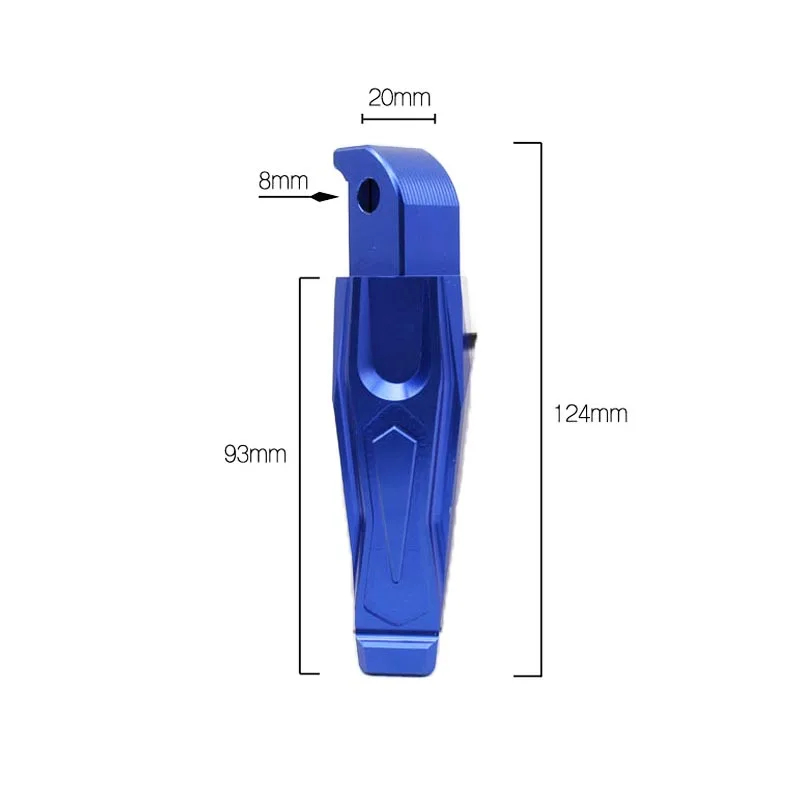 Мотоцикл CNC Алюминиевые Пассажирские подножки Задние аксессуары для Yamaha NMAX 155