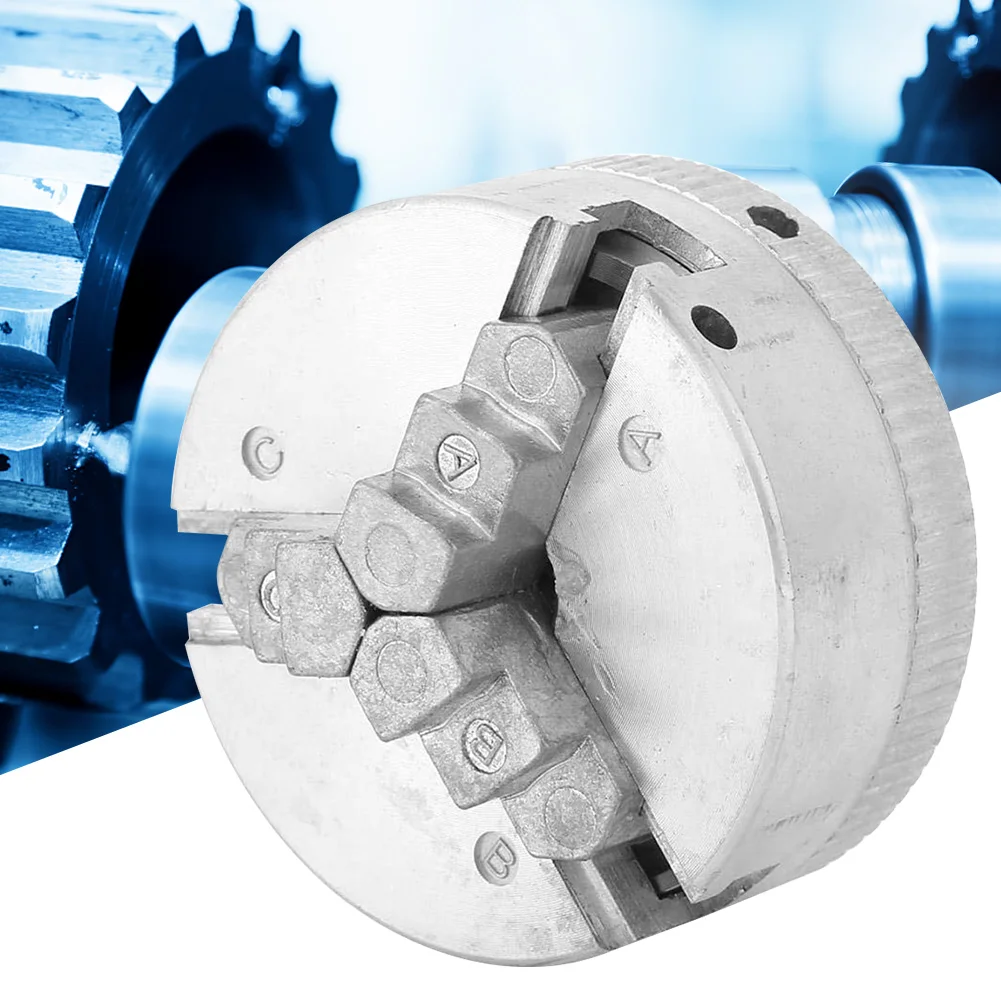 Прочный трехкулачковый патрон цинковый сплав диаметр зажима 1 8-56 мм высокая