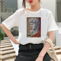 statue of david t shirt printing cartoon cute top fun ulzzang kawaii harajuku female korean tshirt kawaii camisas t shirt