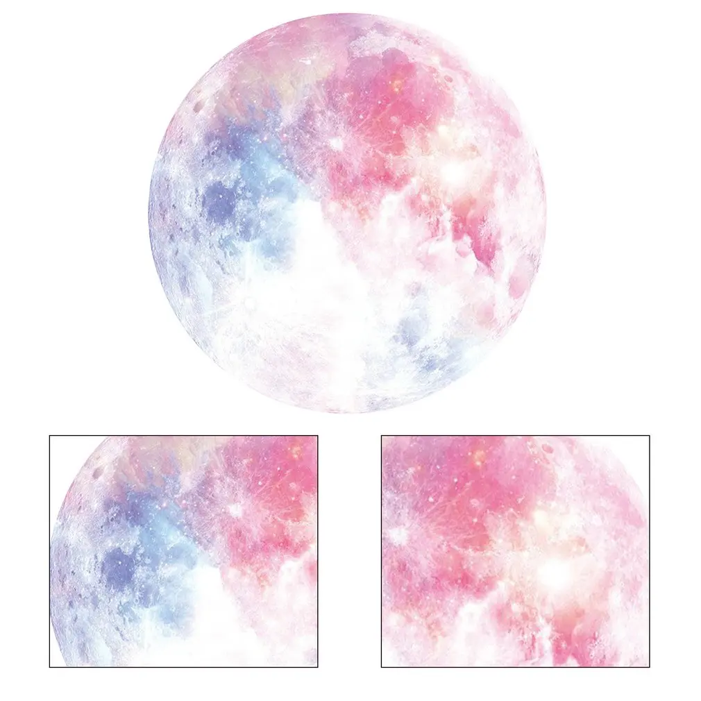 

Kawaii Round Celestial Mouse Pad Soft Mat For Game Computer Cap Desk Mat Pads Non-Slip Rubbe PC Waterproof Office MousePad 22cm