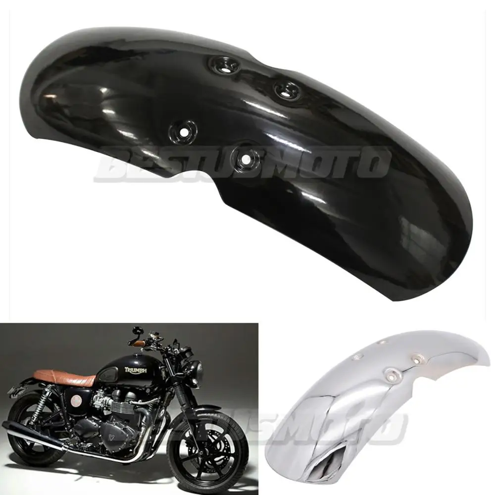Защитное крыло для мотоцикла металлическое стальное переднее Triumph Bonneville T100 Scrambler