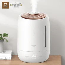 Deerma Air Humidifier Household Air Purifying Capacity 5L Mist Maker Timing With Intelligent Touch Screen Adjustable Fog