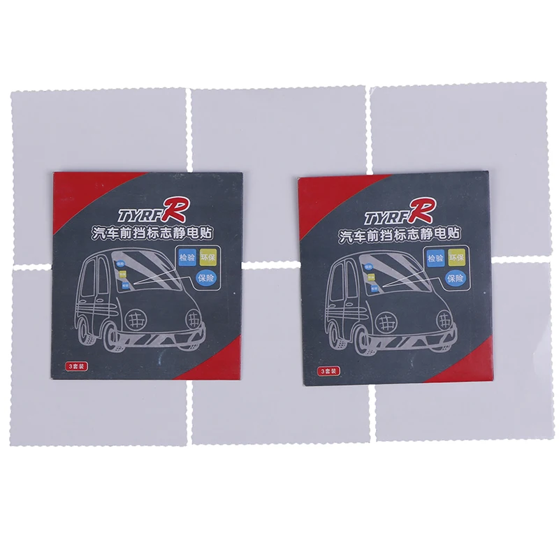 6 шт./лот Автомобильная Электростатическая паста патч для ветрового стекла