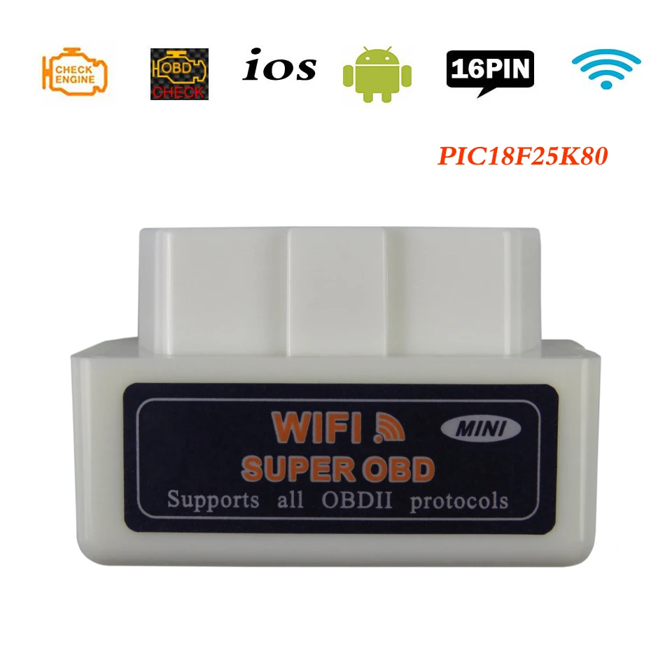 

Wifi V1.5 ELM327 OBDII Car Diagnostic-Scanner iOS Wi Fi ELM 327 V 1.5 OBD2 Scanner ELM-327 OBD 2 Code Readers Diagnostic Tools