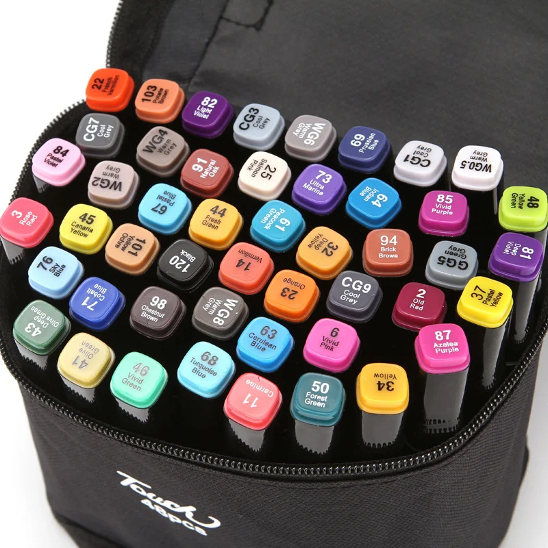 

Markers Art Supplies School Sketching Marker Sets 24/36/48/60/80 Pcs Markers For Artists Sketch Markers Pens For Artist