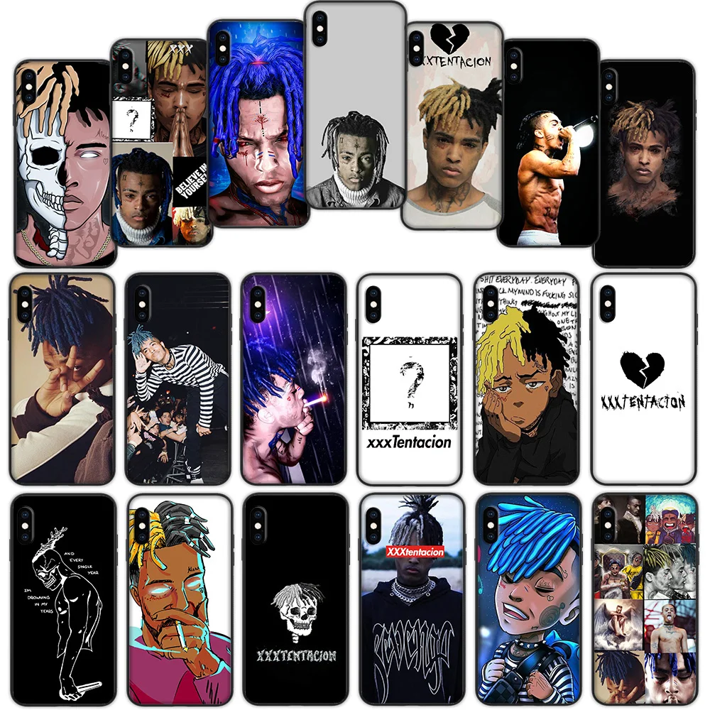 Rap Singer XXXTentacion мягкий чехол для iPhone XS Max XR X 7 8 6 6S Plus 5 5S SE |