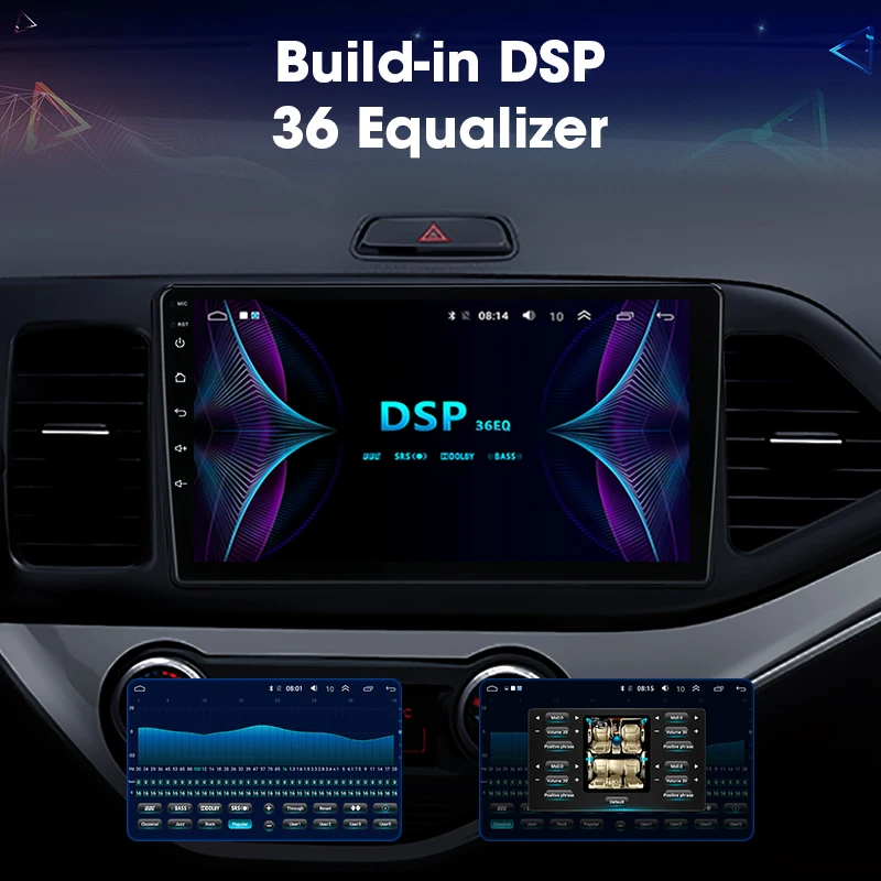 JMCQ для KIA PICANTO Morning 2011 2016 автомобильный Радио RDS Мультимедиа Видео плеер 2 din Android 8 1