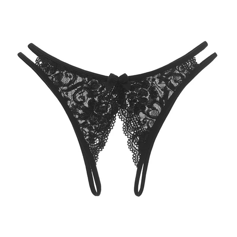 

Women Sexy Lingerie hot erotic open crotch Panties Porn Lace transparent sexi black underwear crotchless sex wear cheeky briefs