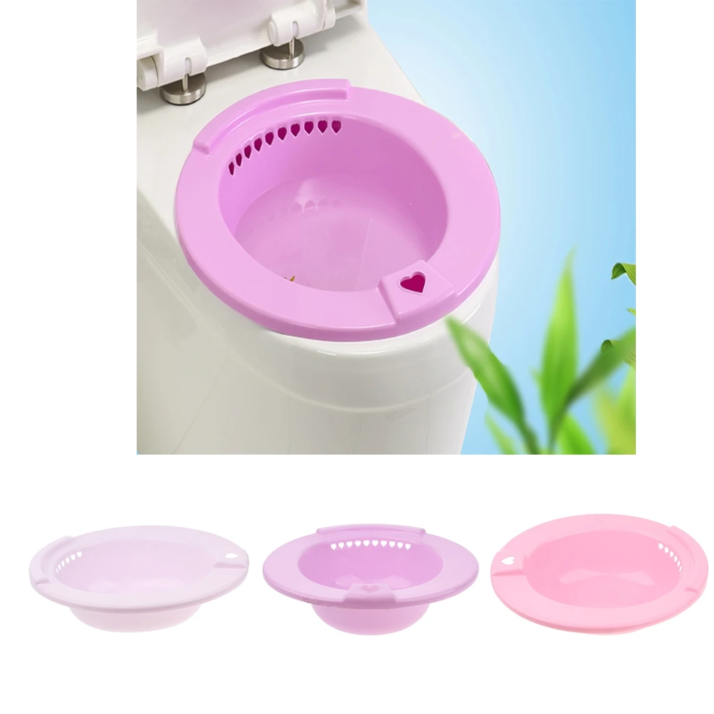 

Portable Plastic Bidet Hemorrhoids Maternity Patient Sitz Bath for Toilet