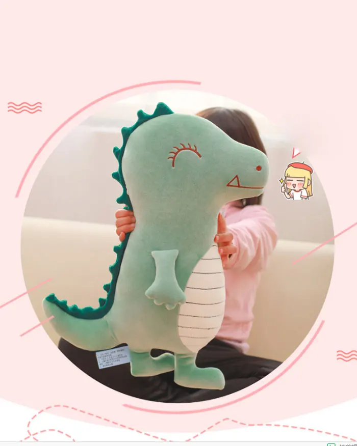 48 см Высота Kawaii плюшевый динозавр память хлопок спящая мягкая подушка детская